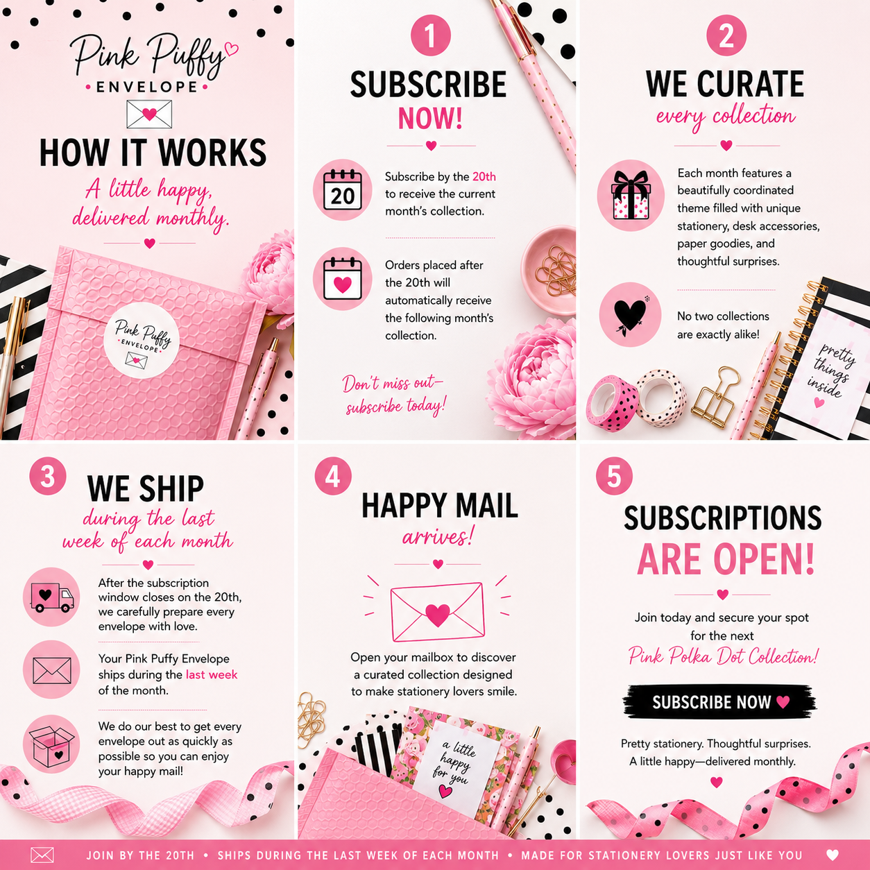 Pink Puffy Envelope